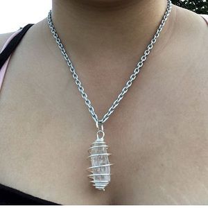 Healing crystal necklace new handmade